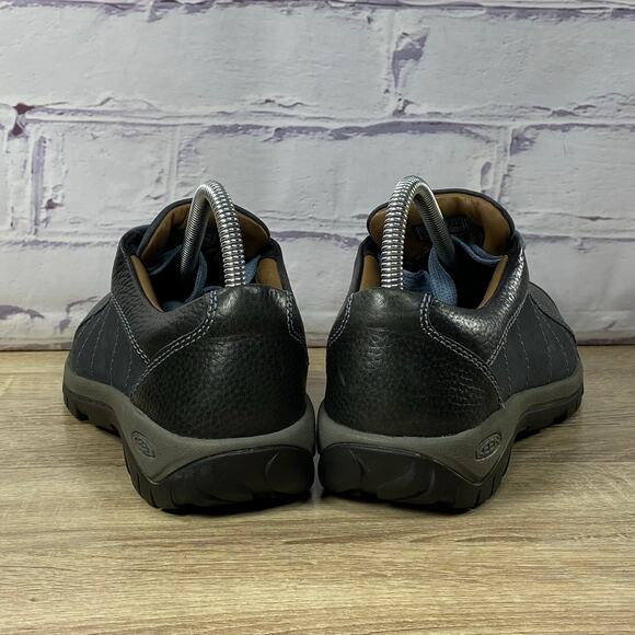 Keen Presidio Blue Grey Leather Hiking Shoes Women's Size 8 Lace Up Sneakers - Picture 4 of 8